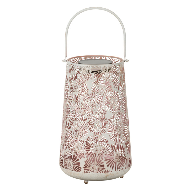Lanterne solaire pastel ombre - rose