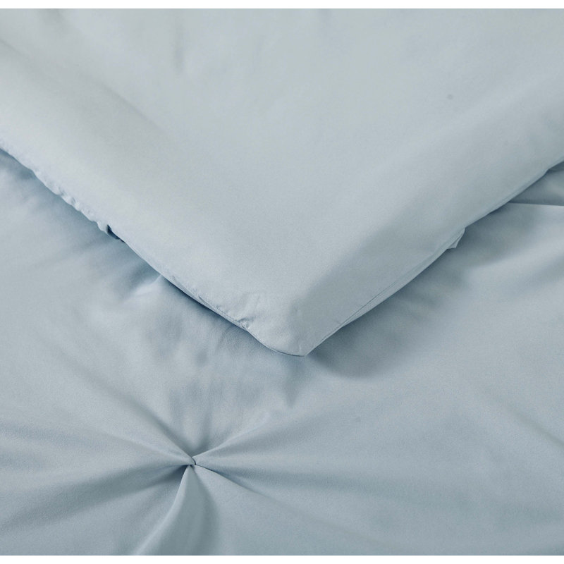 Truly Soft Pleated White Full / Queen Comforter Set, White, Full/Queen + 2 Standard Shams