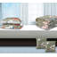 Ensemble de housse de couette pour grand lit 5 pièces en microfibre ultra-douce, comprenant 2 taies d'oreiller et 2 taies décoratives, literie lavable à la machine infroissable-124843788