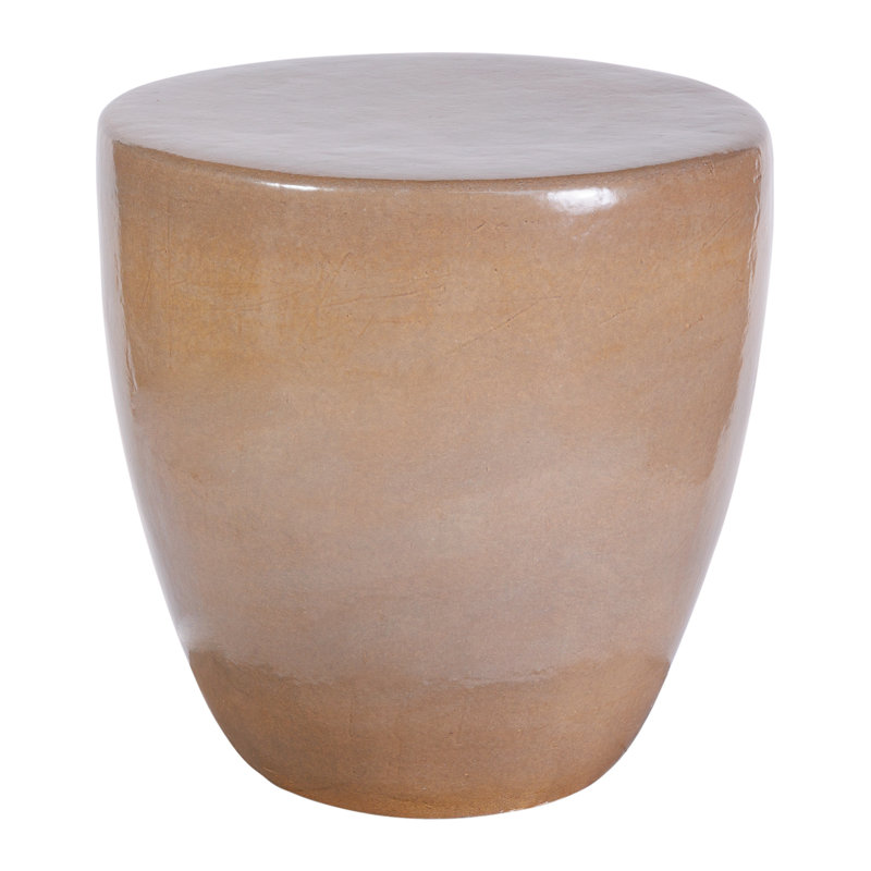 Table d'appoint ronde Bowness, Taupe brillant