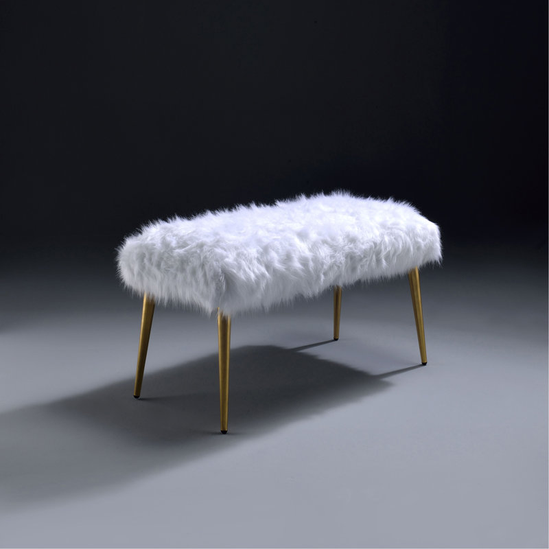 Banc avec pieds droits