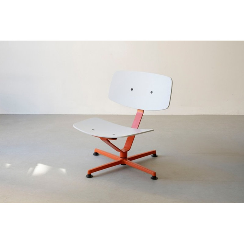 Arba Chair, White/Orange