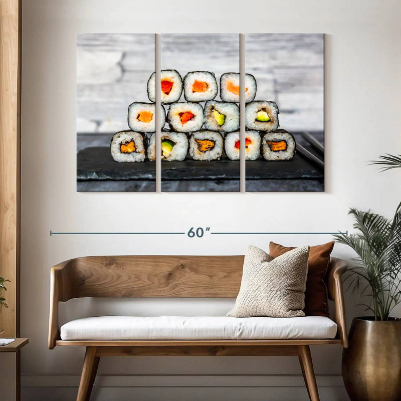 Tranches de sushi