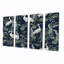 Chinoiserie avec oiseaux et pivoines VII - ensemble de 4 impressions sur toile tendue