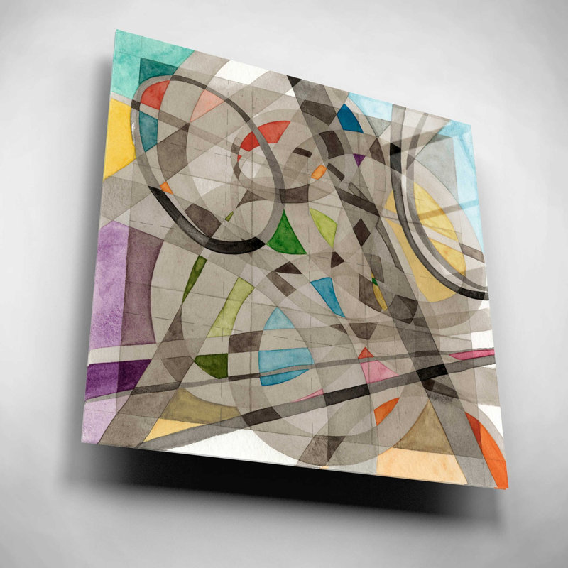 «Overpass» par Nikki Galapon, art mural en verre acrylique, H 12 po x l 12 po x P 0,13 po