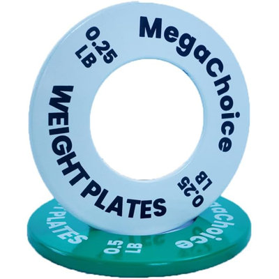 Ensemble d'assiettes en acier fractionné 0,25 / 0,5 / 0,75 / 1 lb, ensemble de microplaques, ensemble de plaques de poids supplémentaire, microplaques de chargement pour plus de résistance