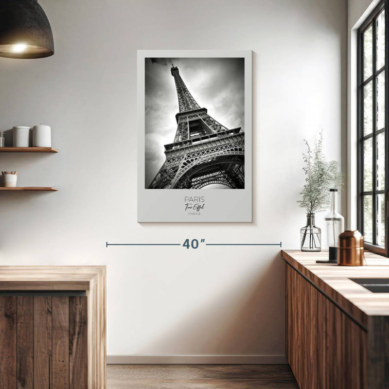 Lilie Paris Eiffel Tower Portrait, 39" H x 26" W
