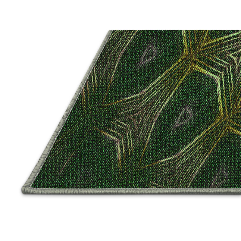 Abstract Indoor Rug, Rectangle 4' x 6'