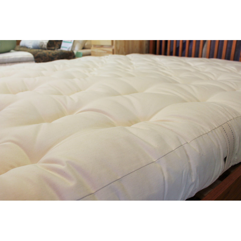 Matelas de futon 5% coton et laine 5 ", Très grand