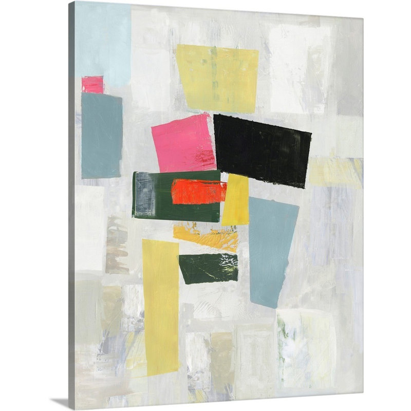 "Fixed Ideas II" par Tom Reeves, reproduction d’art sur toile, H 14 po x l 11 po x P 1,25 po, Toile tendue