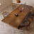 Brown Rectangular Solid Wood Sled Dining Table-1854631715