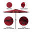 Parasol de marché octogonal 9 pi Riya-1049646801