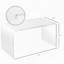 Table basse rectangulaire en cascade en acrylique