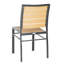 Chaise de patio empilable Gertrudes