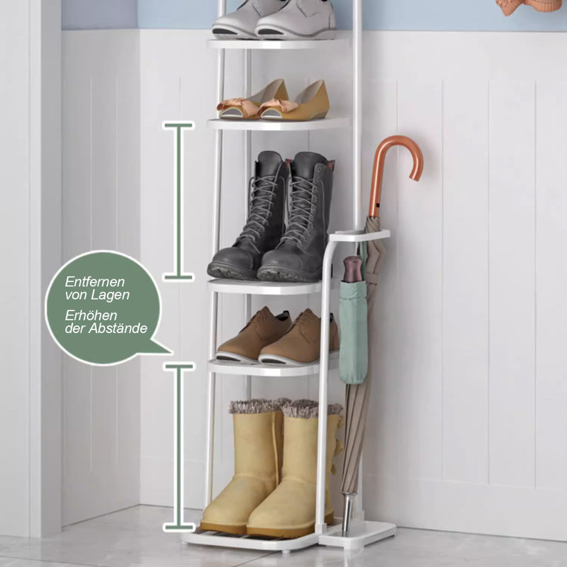 8 Pair Shoe Rack