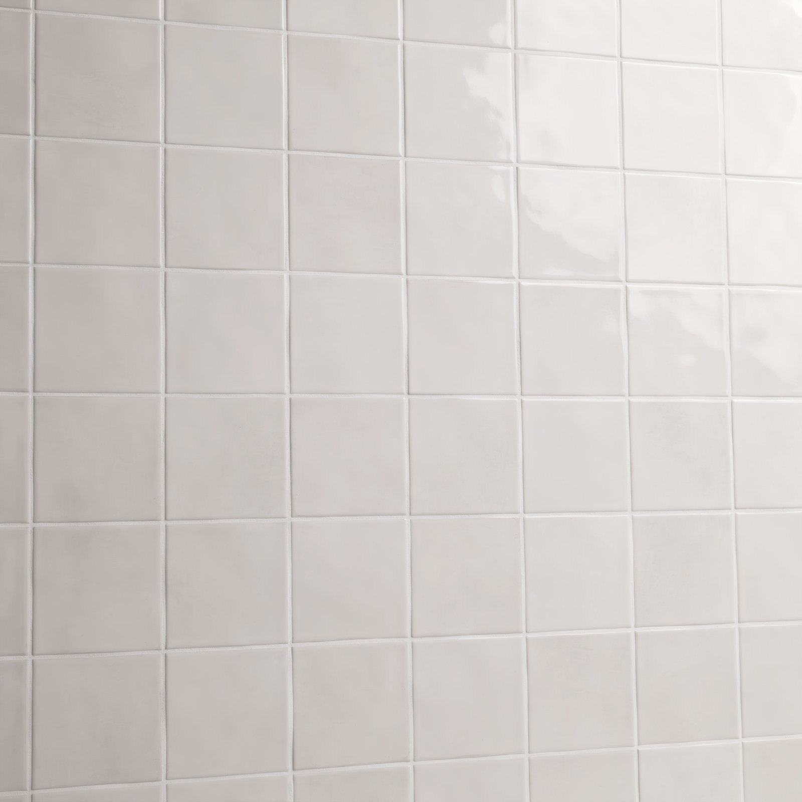 Renzo Glossy Ceramic Wall Tile, Dove
