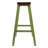 Satori Saddle Seat Bar Stool, Rustic Green And Walnut-427372387