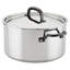 Batterie de cuisine à induction 5 plis KitchenAid, 10 pièces, acier inoxydable poli