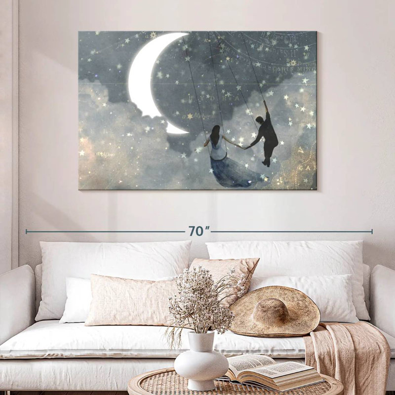 Kelan Magical Celestial Love I, H 32 po x l 48 po