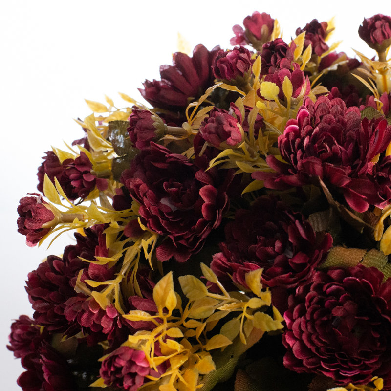 Silk Mum Arrangement in Planter