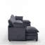Comfortable Oversized Velvet U-Shaped Sofa for Living Room, Enhancing Relaxation-1943592062