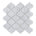 Carrara White - 3 Inch Arabesque -  Polished