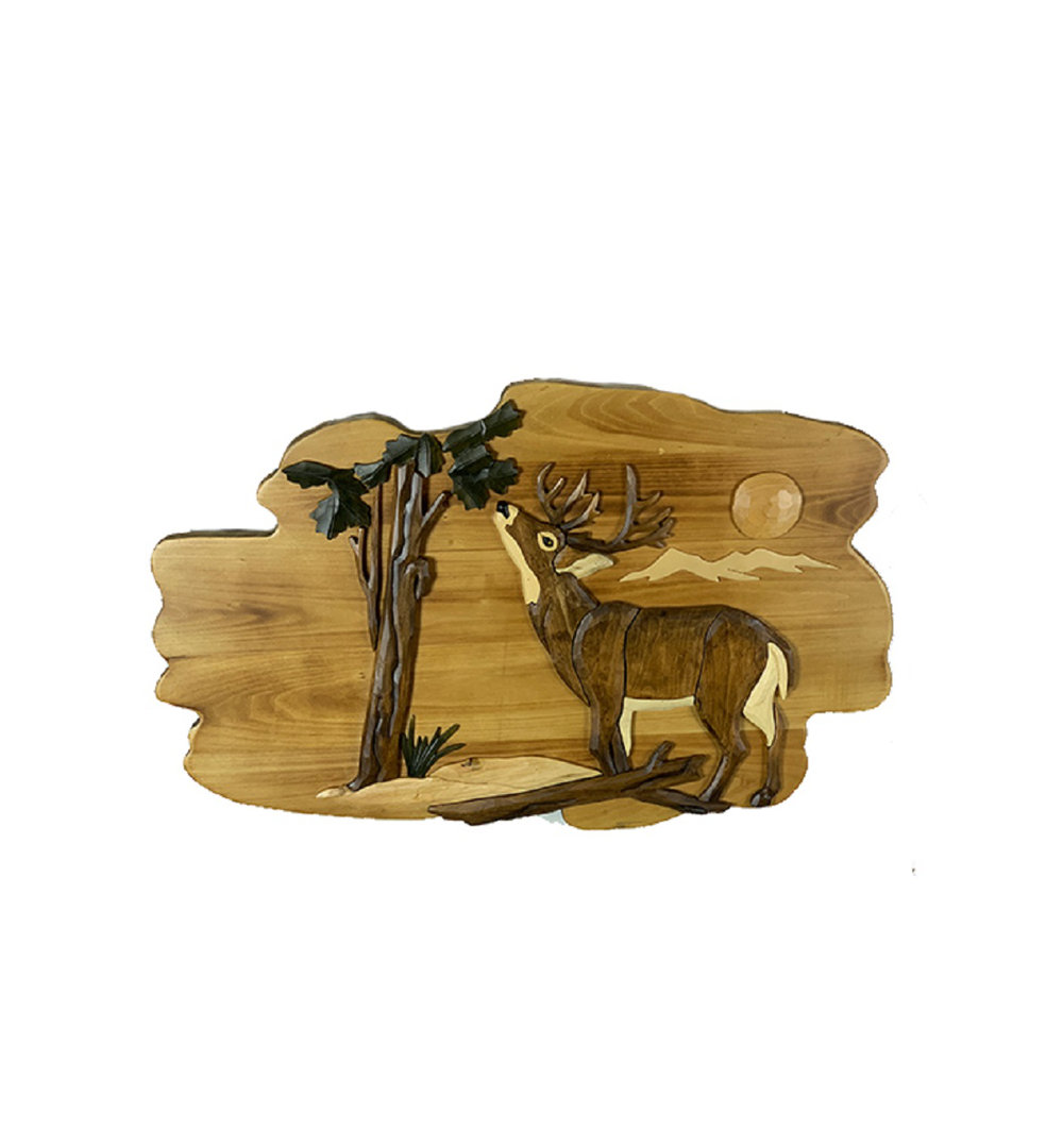 Handmade Rustic Landscape & Nature Wall Decor on Wood Millwood Pines