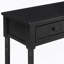 Console Daisy Series avec deux tiroirs et une tablette inférieure (noir)-1940168299