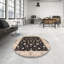 Tapis oriental noir / beige Nafne-1358265042