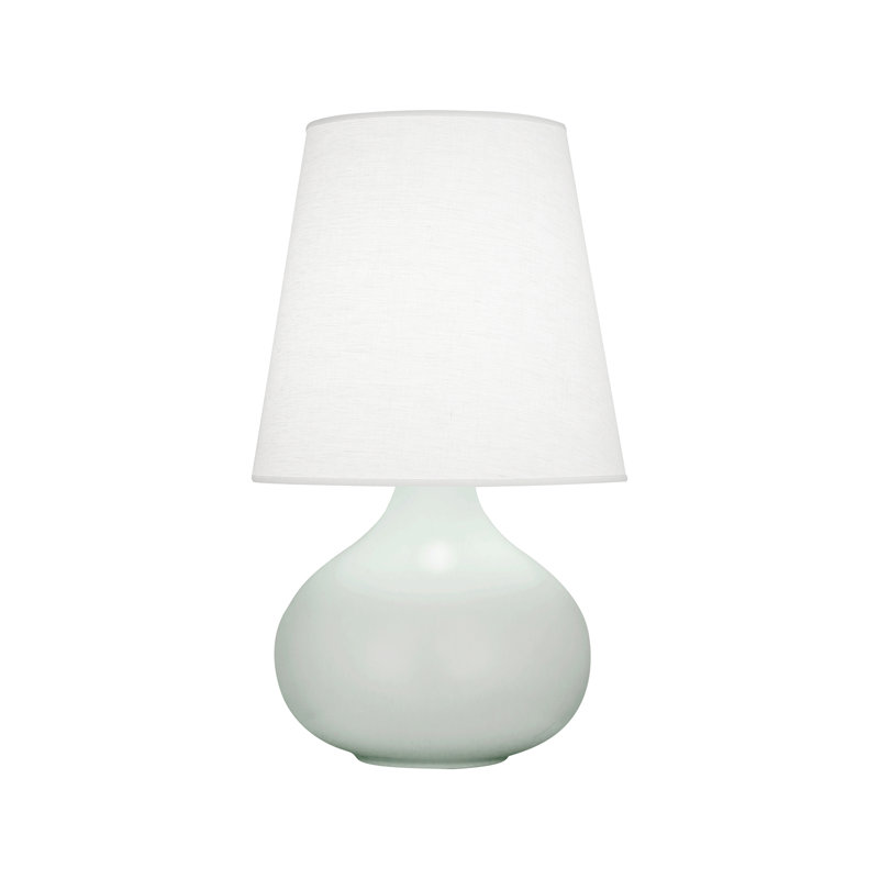 Small June Accent Lamp, Matte Lily, 23.5" H x 11.88" W x 11.88" D, Oyster