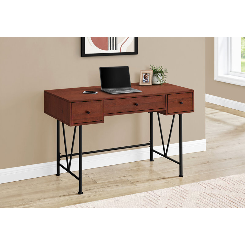 Bureau d'ordinateur, bureau personnel, ordinateur portable, tiroirs de rangement, L 48 po