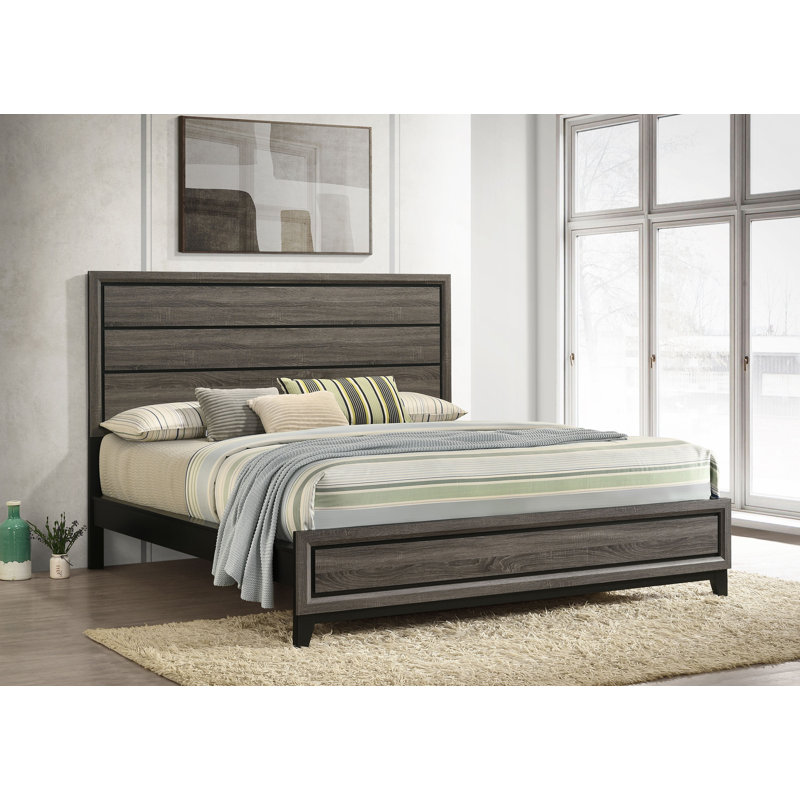 Standard Bed, California King, Gray