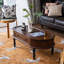 Table basse ovale en bois massif de style français 62,99 "-129871539