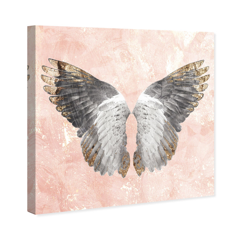 Impression sur toile rose Fashion and Glam, H 20 po x l 20 po x P 0,8 po