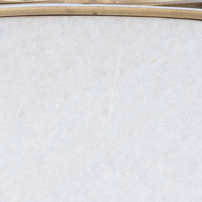 Talulah Oval Marble Side Table