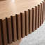 Table basse à tambour moderne de 43,7 pouces de style moderne Handcraft