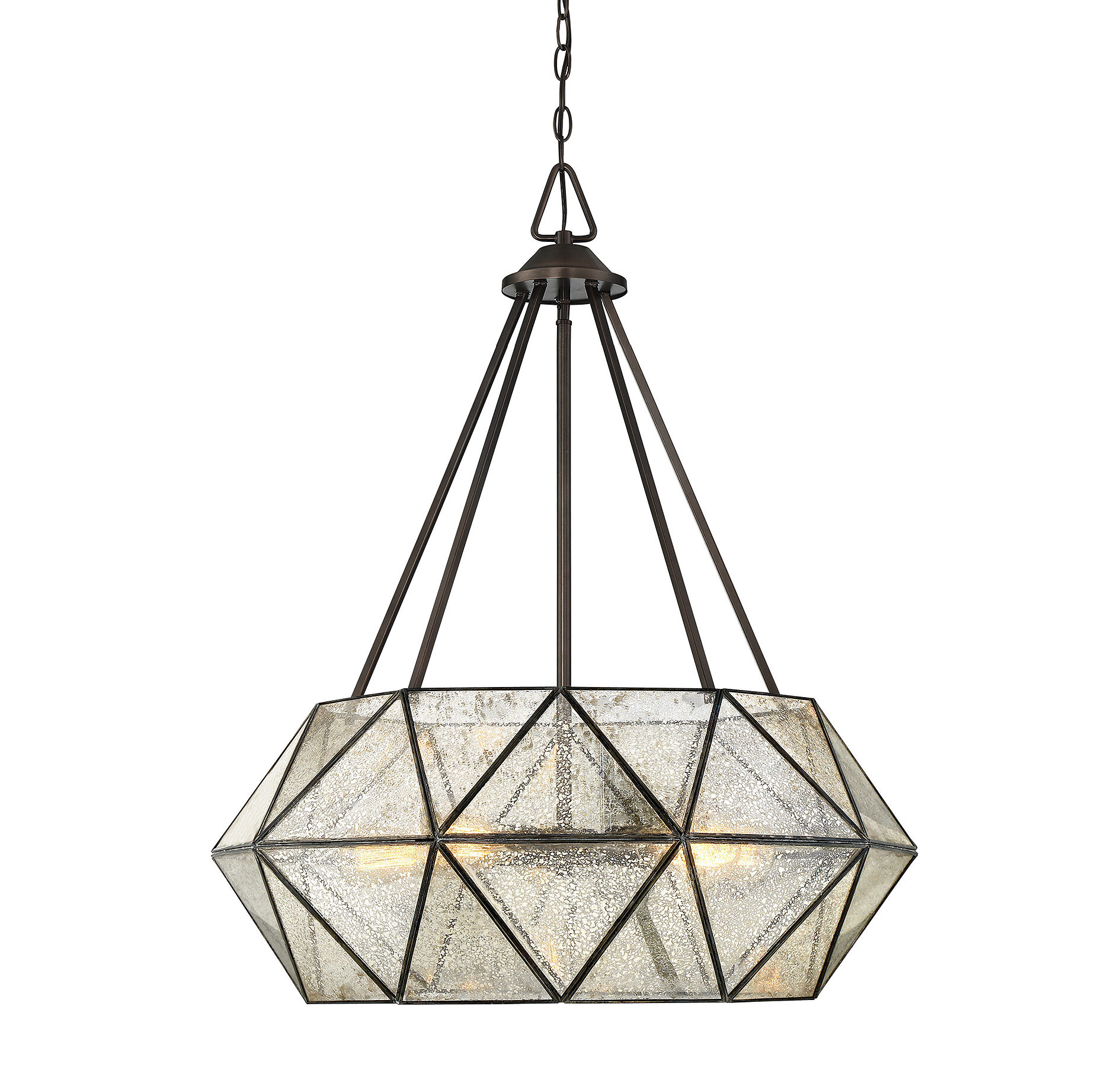 2nd Ave Lighting 8 - Light Dimmable Geometric Chandelier