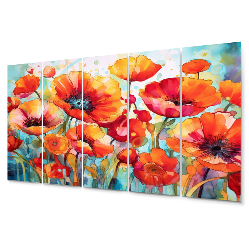 Plants & Flowers Wall Decor on Metal
