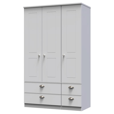 Conners Tall Triple 4 Drawer Wardrobe 