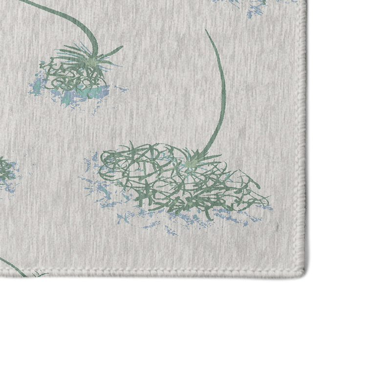 Alvordton Chenille Floral Indoor Rug, Rectangle 5' x 7'