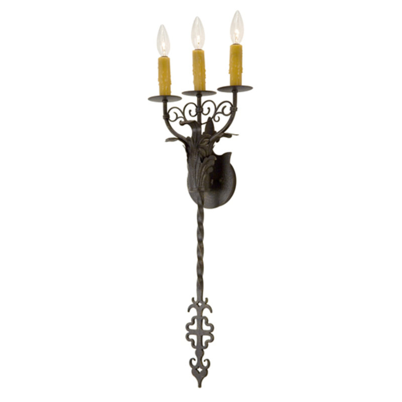 Merano 3 - Light Candle Wall Light