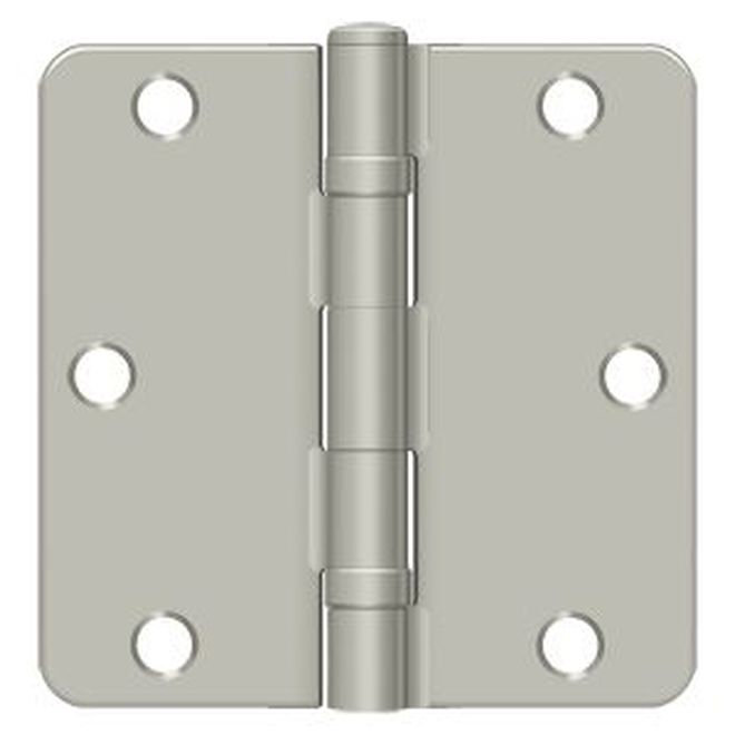 64'' x 64'' Steel Surface Mount Hinge, Brushed Nickel