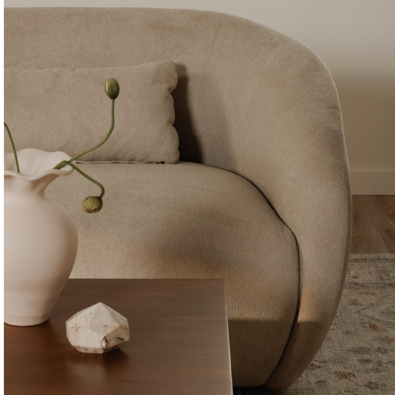 Anson Left Arm Facing Chair, Warm White