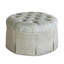 Lourde Round Ottoman