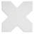 Seville Graphite Black 7 in. Star with Pure White 5 in. Cross Matte Porcelain Wall and Floor Tile (10.62 sq ft/case) - 68 Pack-118043064
