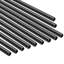 Lot de 101 balustres d'escalier, 91 cm (36 po) en aluminium, barreaux ronds étanches de 19 mm (3/4 po), garde-corps creux avec capuchons et vis pour escaliers, porche, terrasse, noir mat-116493373