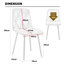49 cm H Linen Side Chair in Beige-114193357