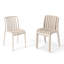 Chaise de salle à manger d'extérieur empilable-268706144