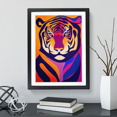 Tiger No - Framed Print
