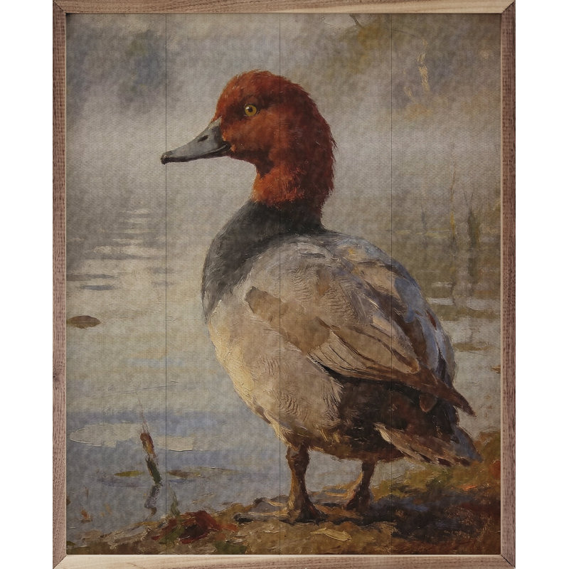 Redhead Duck, 30" H x 24" W